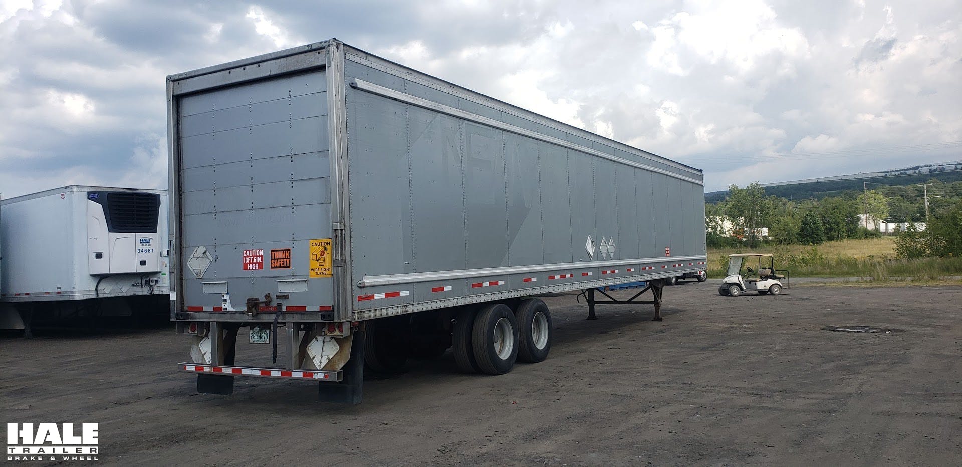 Plate Van 037359 2008wabash Hale Trailer