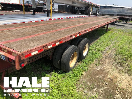 Steel Extendable Flatbed 022852 2008manac Hale Trailer
